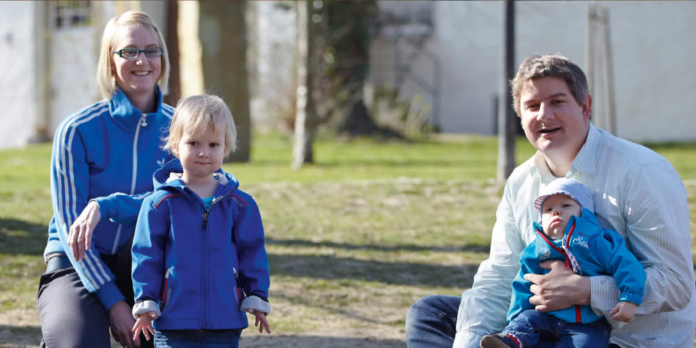 Remco van der Velden mit seiner Familie