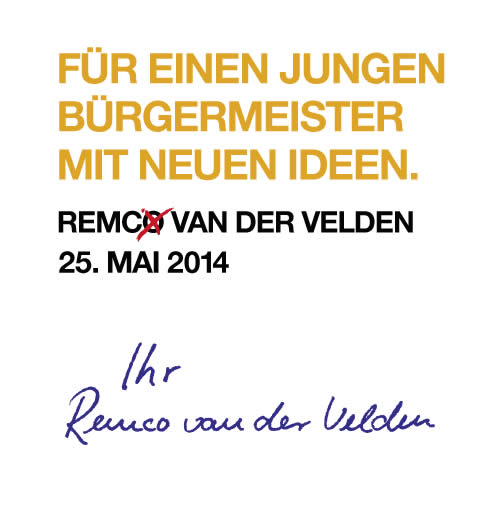 Für einen jungen Bürgermeister